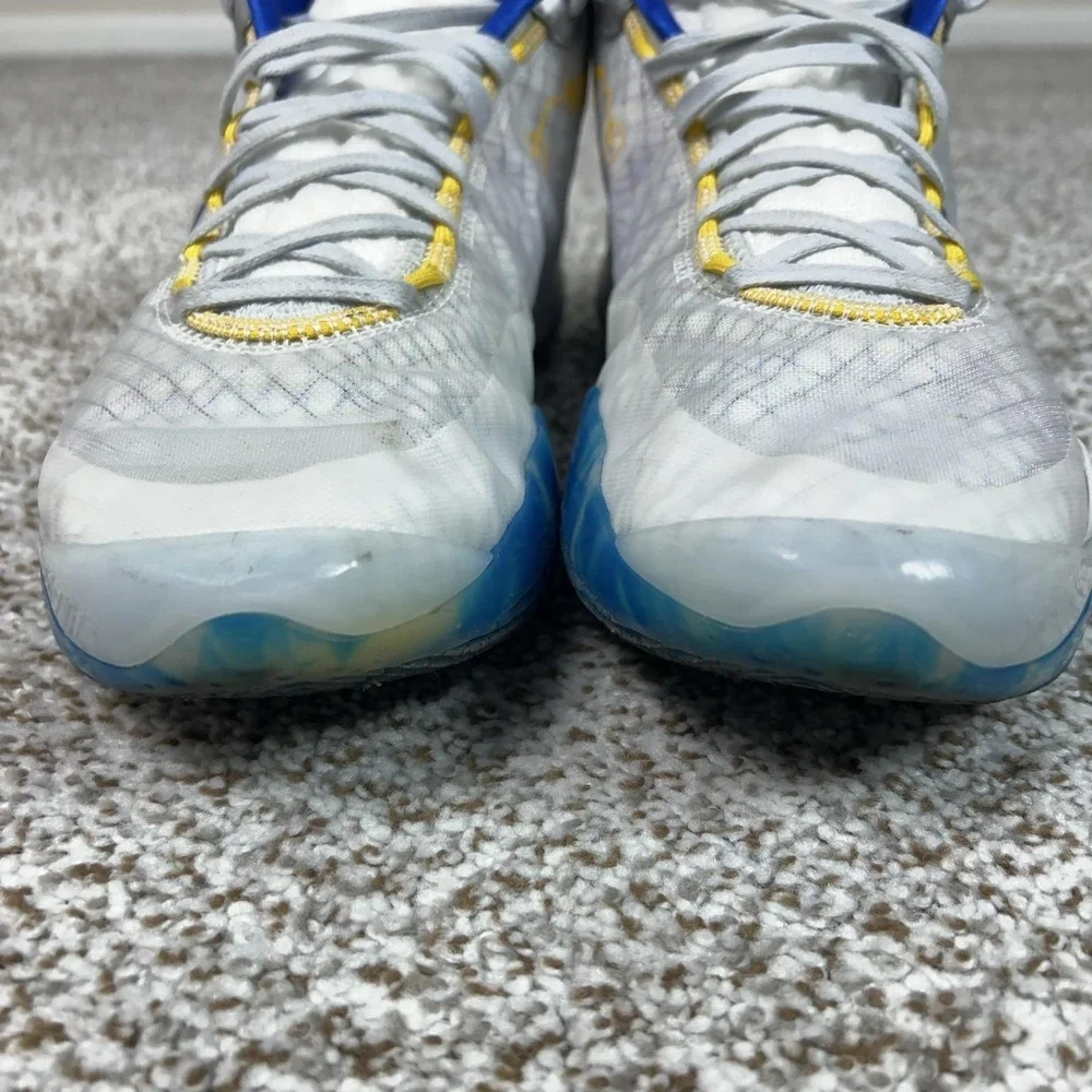 Nike Shoes Mens Size 11 White Zoom KD 12 Warriors Basketball Mid Top Sneakers